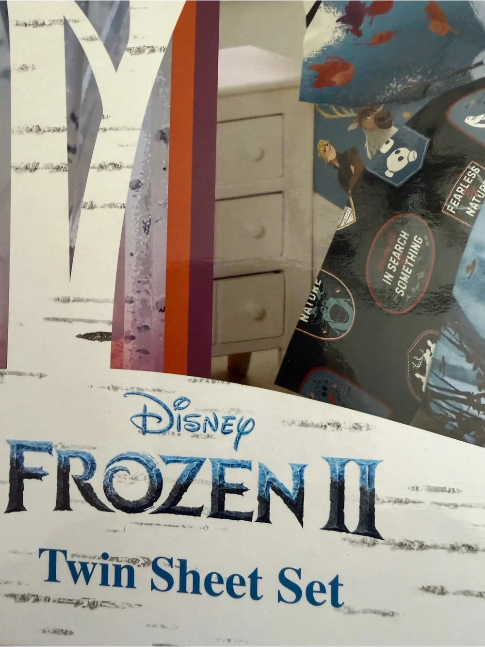 Disney Frozen II Olaf Twin Sheet Set - New in Package